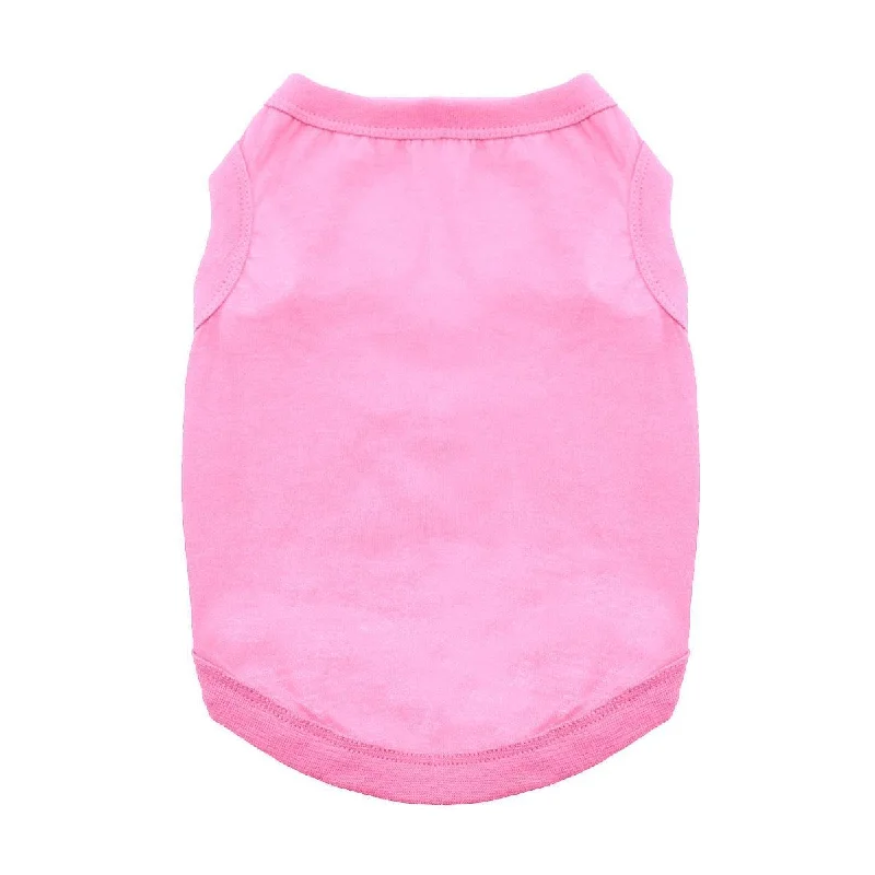 Cotton Dog Tank Carnation Pink