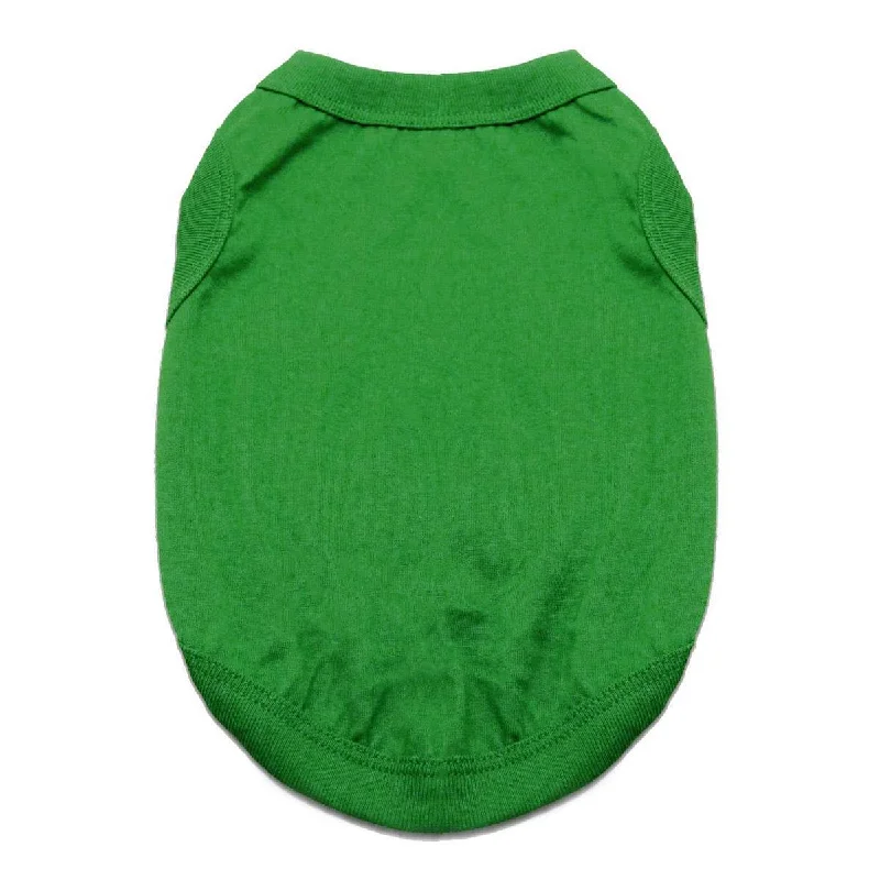 Cotton Dog Tank Emerald Green