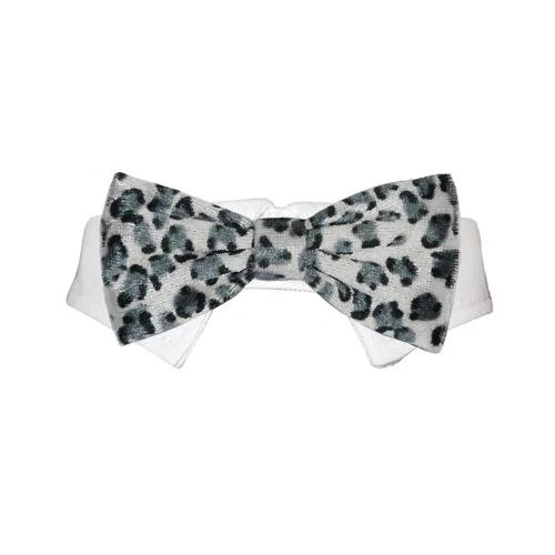 Roberto Dog Bow Tie Collar White