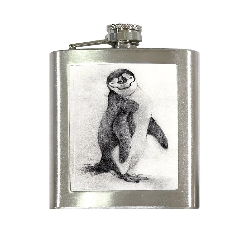 [FL-177] Chinstrap Penguin Flask