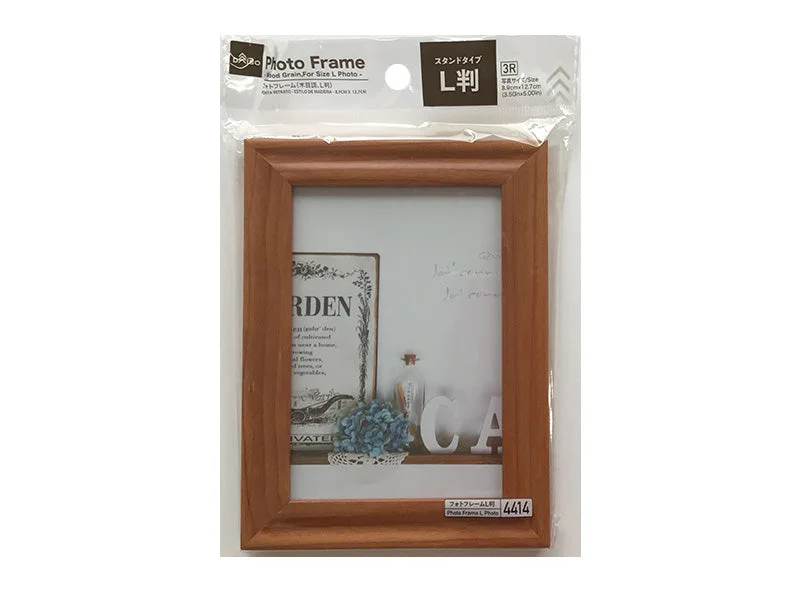 Photo Frame Wood Grain for Size L