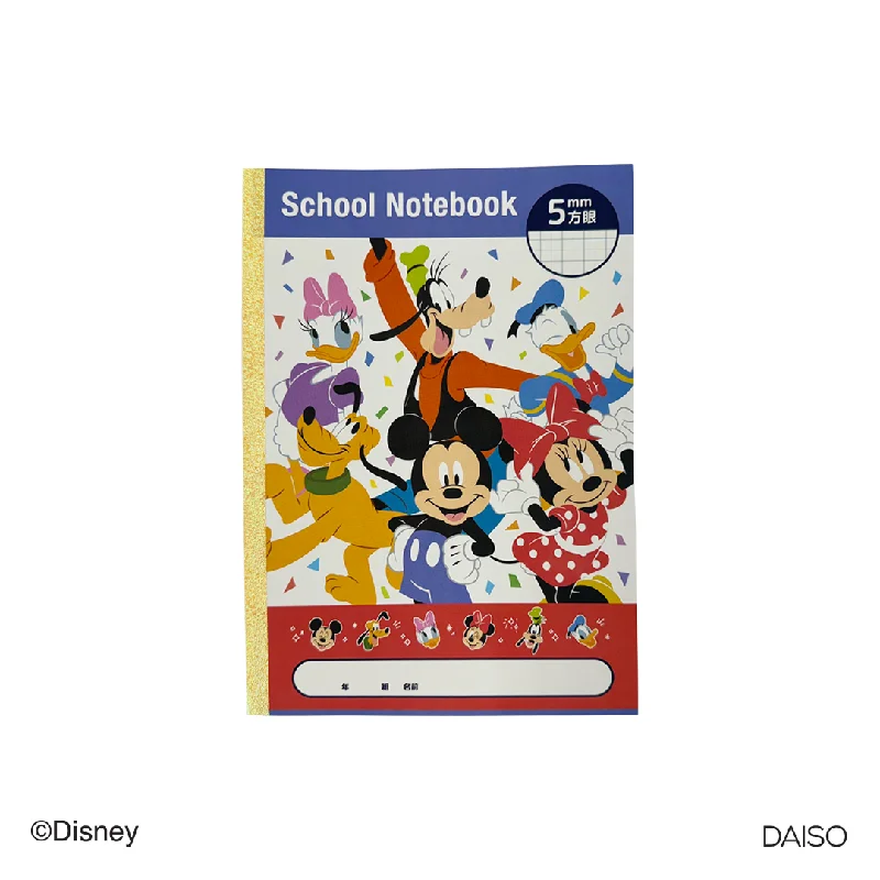 Grid Notebook Mickey and Friends