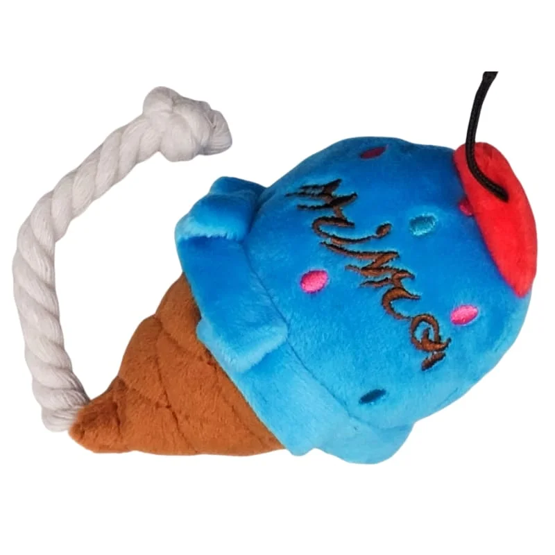 Aa Pet PawPlushy Blue Ice Cream Dog Toy