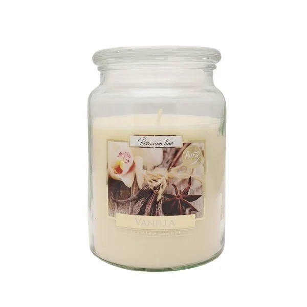 Aura Scented Jar Candle Vanilla 500g