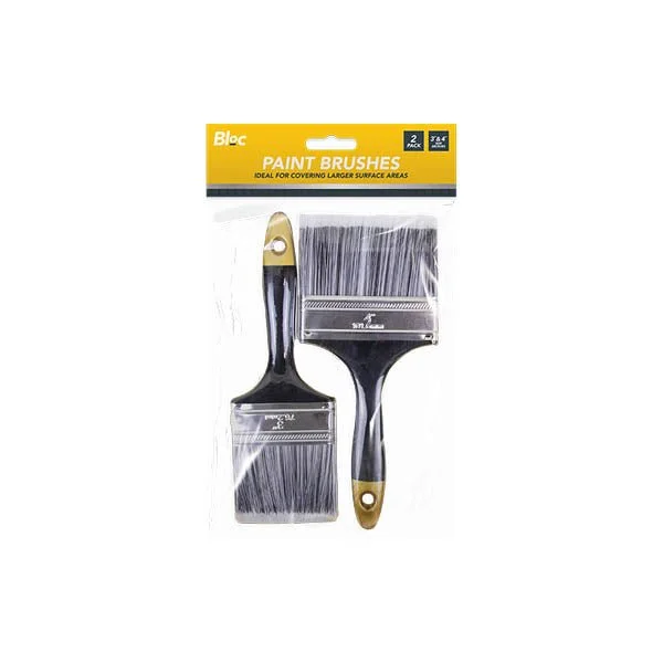 Bloc Paint Brushes 3 And 4 Inch 2 Pack