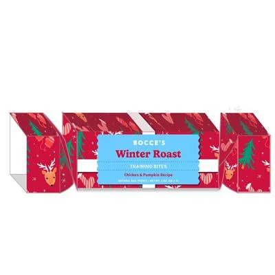 Bocce's Holiday Crackers Winter Roast Dog Treats 2oz box