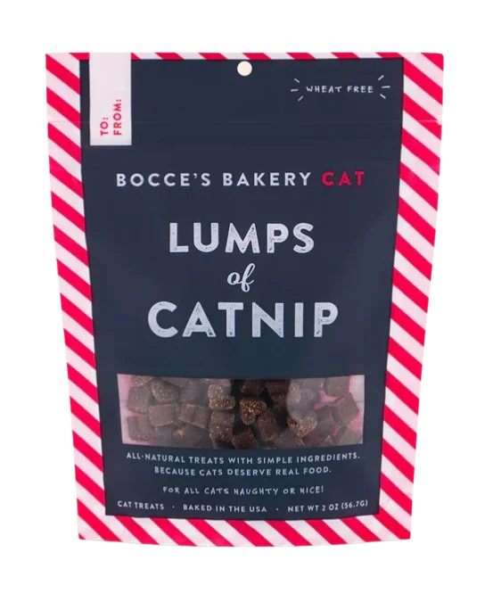 Bocce's Holiday Lumps of Catnip Cat Treats 2oz Bag