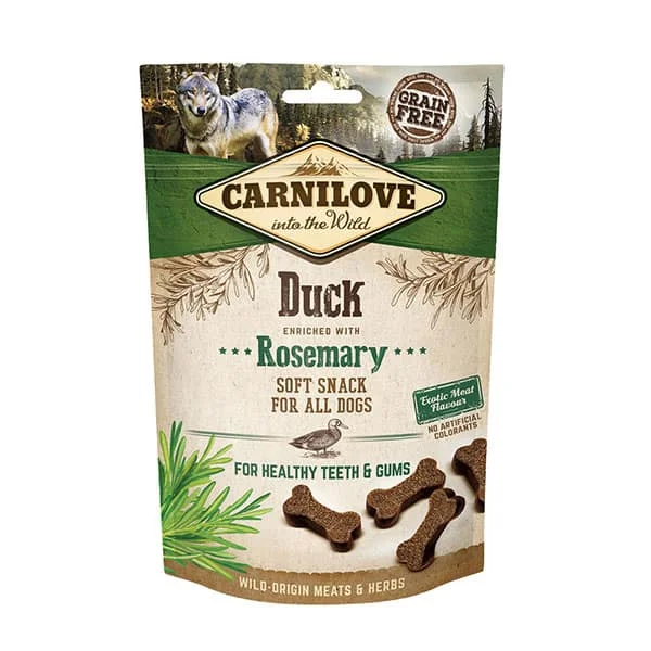 Carnilove | Dog Treat | Duck with Rosemary Soft Snacks - 200g