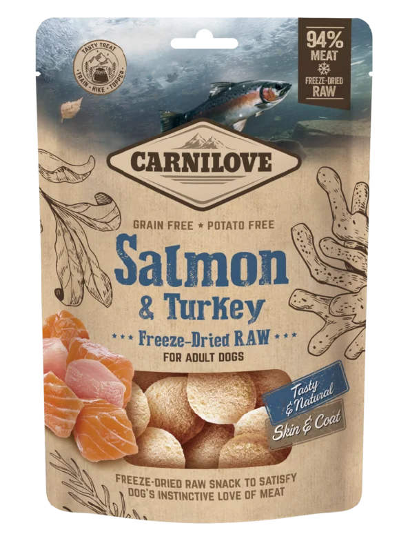 Carnilove - Freeze Dried Treat - Salmon & Turkey - 60g