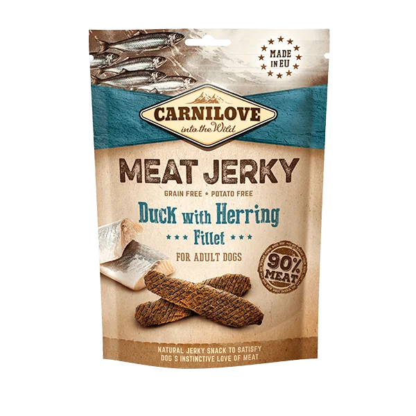 Carnilove | Dog Treat | Meat Jerky Duck With Herring Fillet - 100g