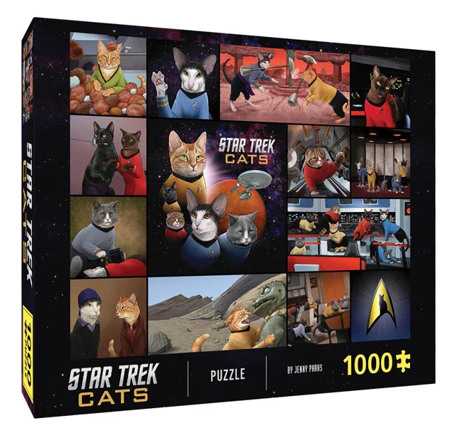 CHRONICLE BOOKS Star Trek Cats 1000-Piece Puzzle