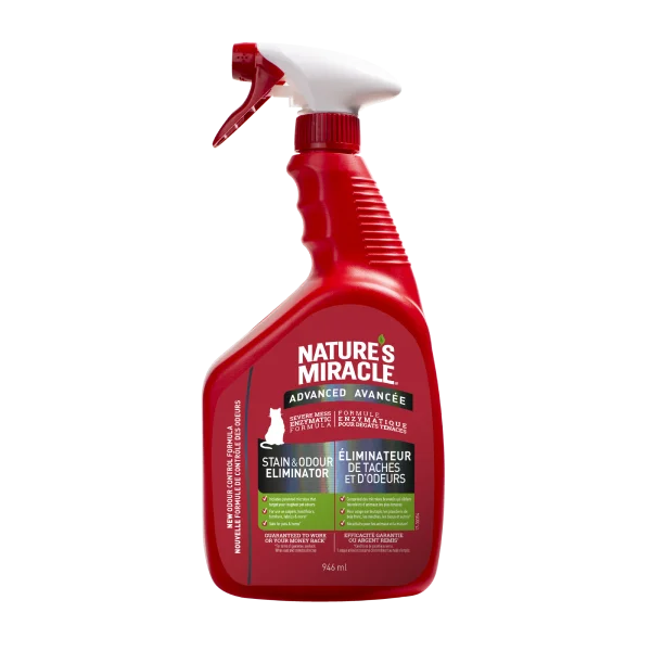 Nature's Miracle Cat Advanced Stain & Odour Remover Spray 946 mL