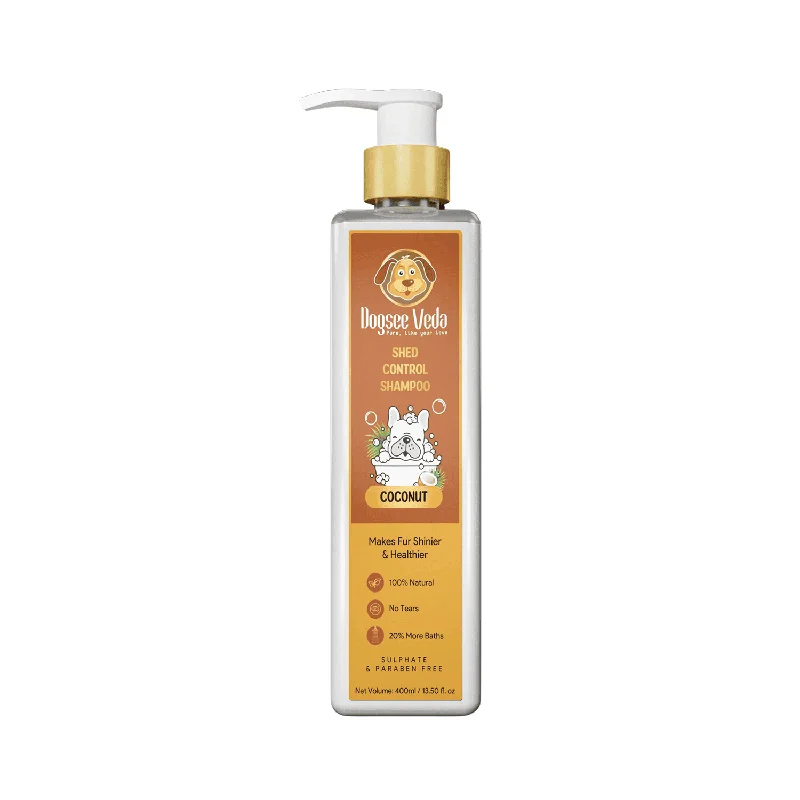 Dogsee Veda Coconut Shed Control Shampoo