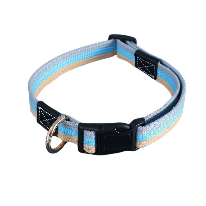 Everking Adjustable Colourful Dog Collars - Blue - Small