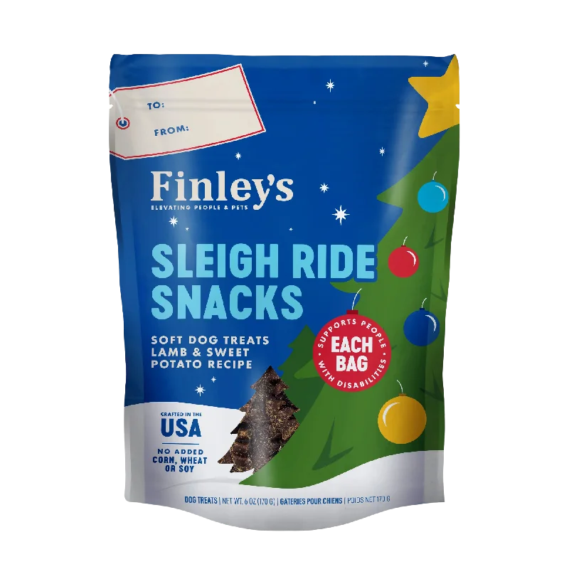 Finley's Sleigh Ride Snacks Lamb & Sweet Potato 6oz Bag