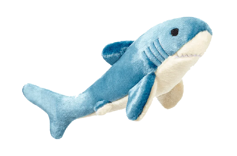 Fluff & Tuff Tank Shark Plush Dog Toy