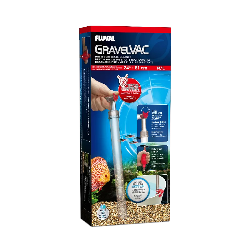 Fluval - Gravel Vac Multi-Surface Substrate Cleaner (Medium/Large)