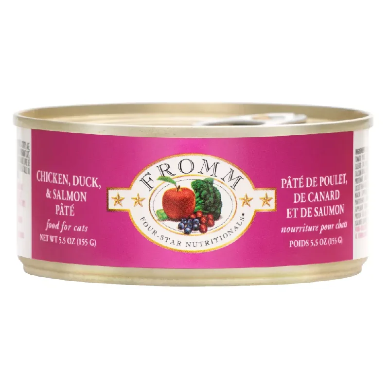 Fromm Four-Star Chicken, Duck & Salmon Pate Wet Cat Food