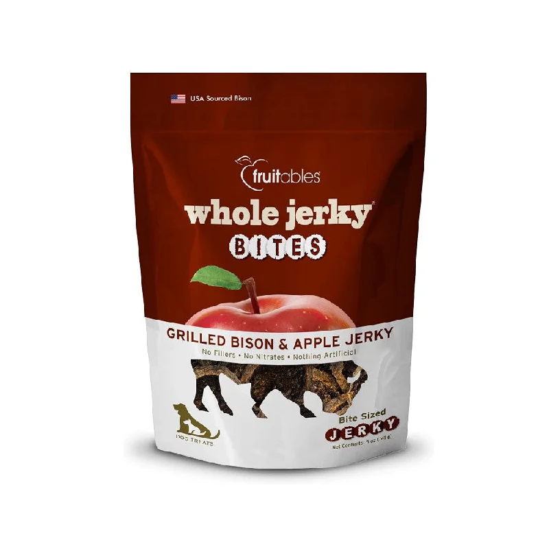 Bison & Apple Whole Jerky Bites Dog Treats