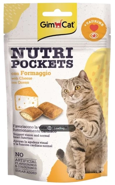 GIMCAT Nutri Recompense pentru pisici, cu Brânză şi taurină 60 g