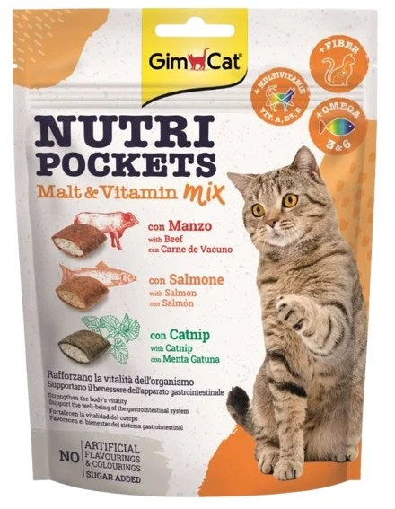 GIMCAT Nutri Recompense pentru pisici, cu malţ şi vitămine 150 g