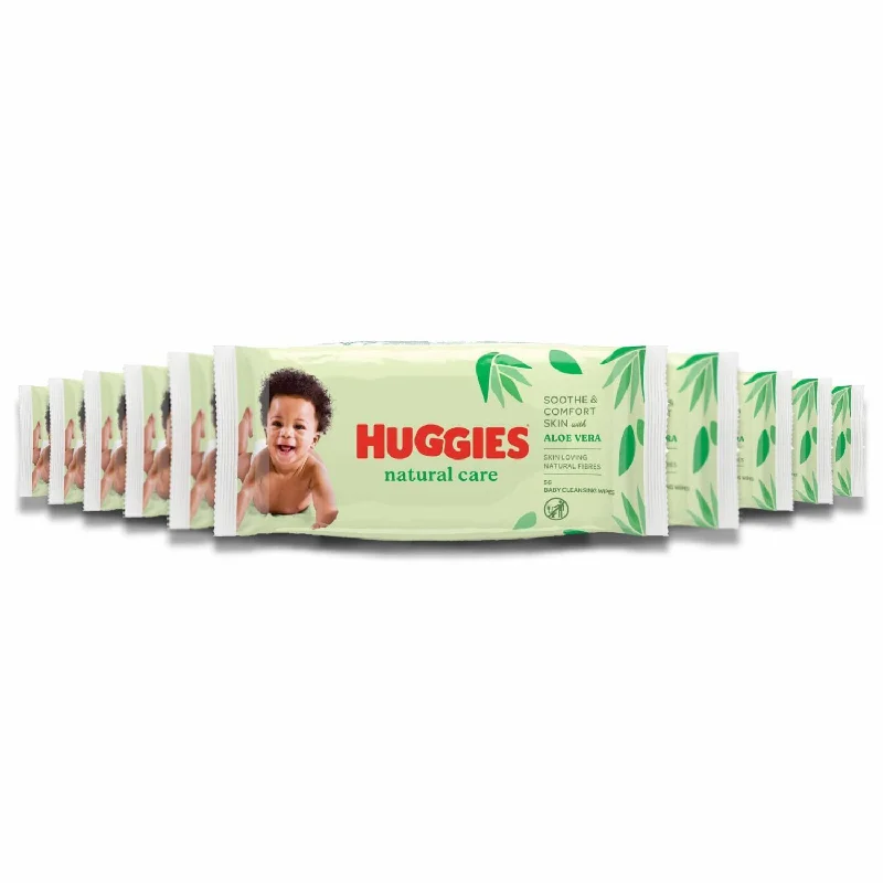 Huggies - Baby Wet Wipes, Natural Care, 56 Ct Each - 10 Packs