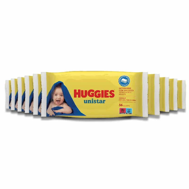 Huggies Baby Wet Wipes, Unistar - 56 ct each - 10 pack