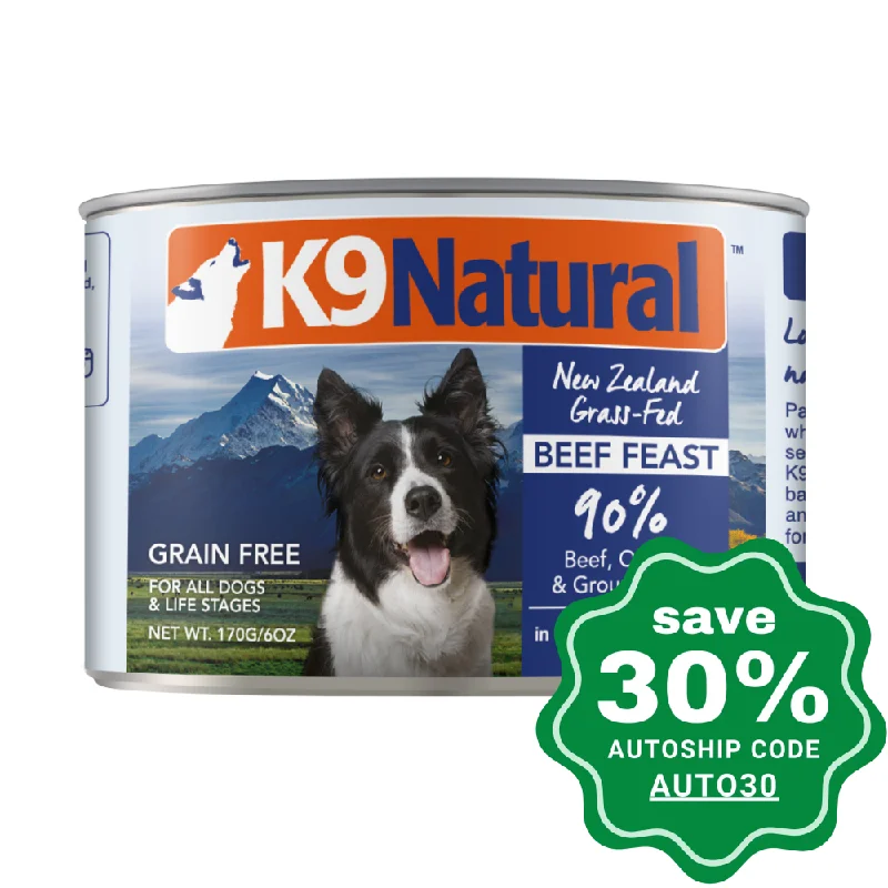 K9 Natural - Canned Dog Food - Beef Feast - 170G