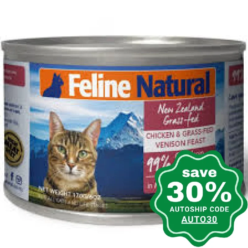 K9 Natural - Feline Natural - Canned Cat Food - Chicken & Venison Feast - 170G