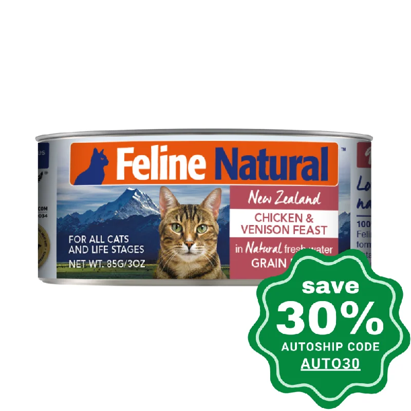 K9 Natural - Feline Natural - Canned Cat Food - Chicken & Venison Feast - 85G