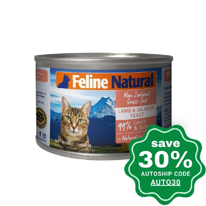 K9 Natural - Feline Natural - Canned Cat Food - Lamb & Salmon Feast - 170G