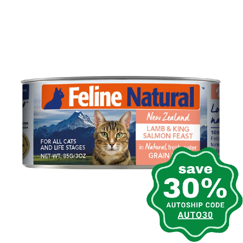 K9 Natural - Feline Natural - Canned Cat Food - Lamb & Salmon Feast - 85G