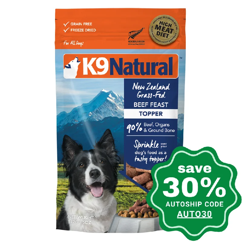 K9 Natural - Topper for Dog - Beef Feast - 142G