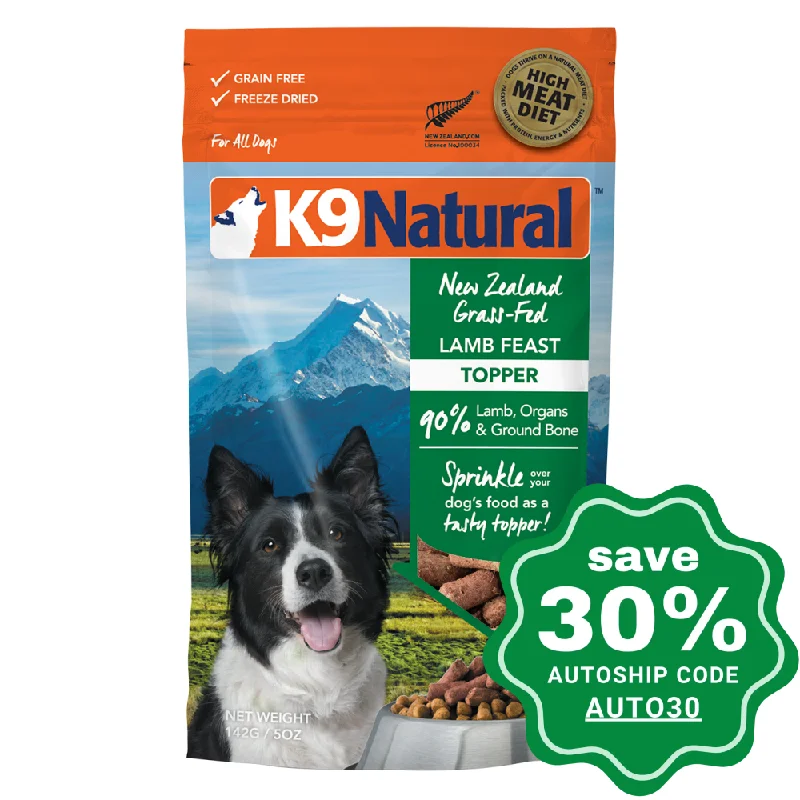 K9 Natural - Topper for Dog - Lamb Feast - 142G