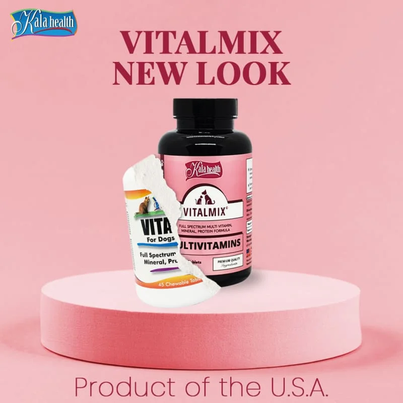 [20% OFF] Kala Health Vitalmix Full Spectrum Multi Vitamin, Mineral & Protein Formula Pet Supplement (3 Sizes)