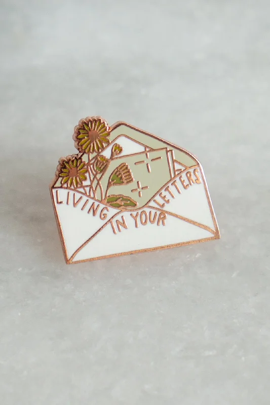 Living in your Letters Pin