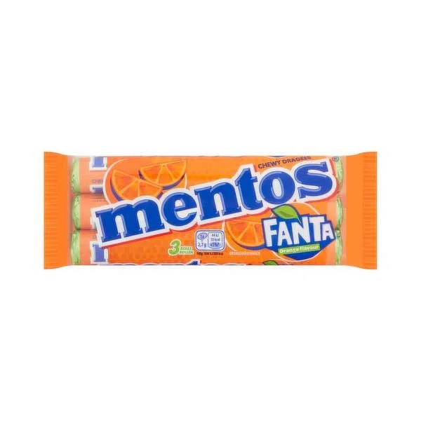 Mentos Fanta Orange 3 Pack