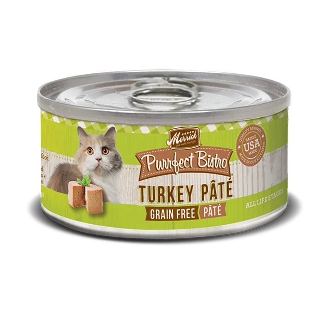 Merrick Purrfect Bistro Turkey Pate Wet Cat Food