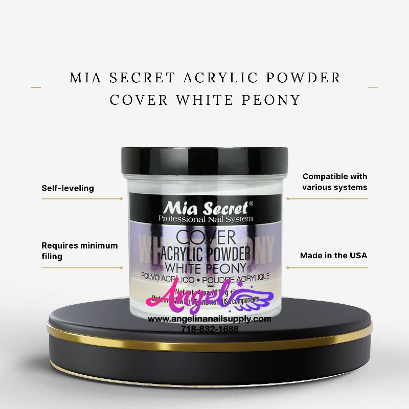 Mia Secret Acrylic Powder Cover White Peony 4oz