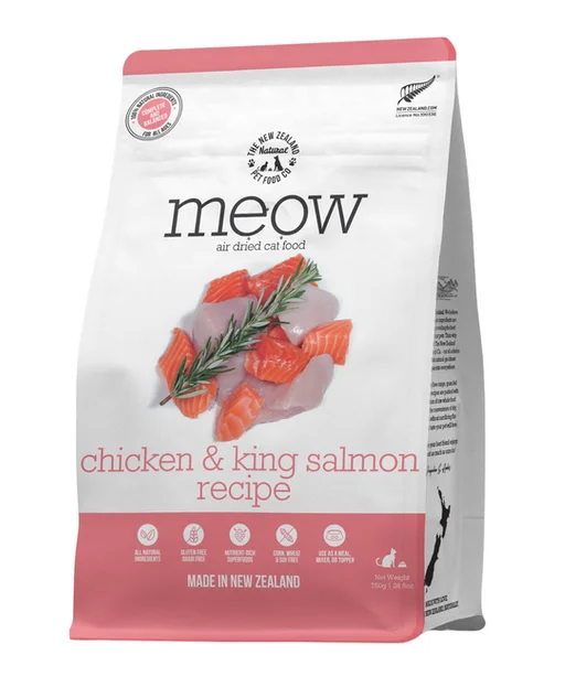 New Zealand Pet Food Co. Meow Air Dried Food Chicken & King Salmon *SPECIAL ORDER*