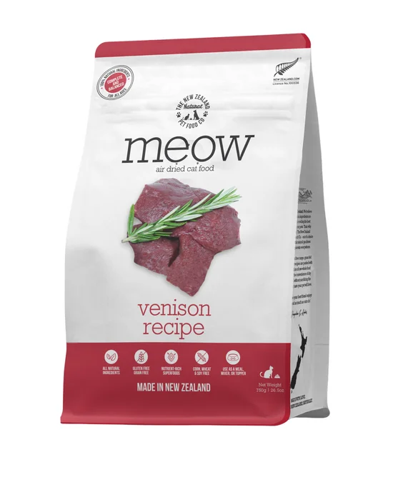 New Zealand Pet Food Co. Meow Air Dried Food Venison *SPECIAL ORDER*