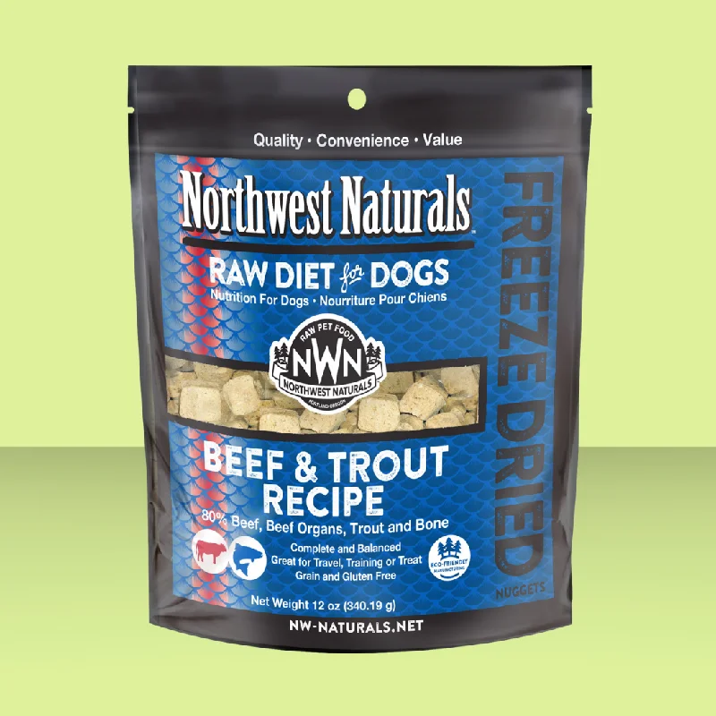 Northwest Naturals FD Beef & Trout Nuggets 12oz