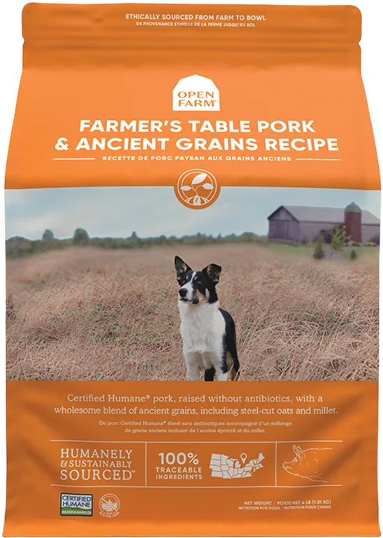 Ancient Grains: Farmer's Table Pork Recipe 22lbs