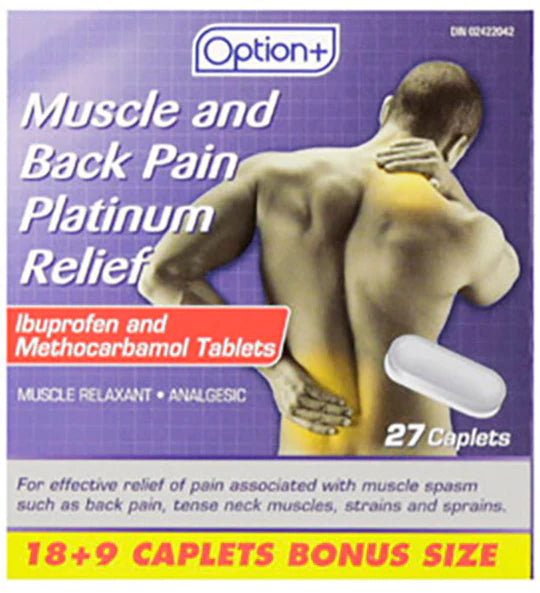 Option+ Muscle and Back Platinum Relief