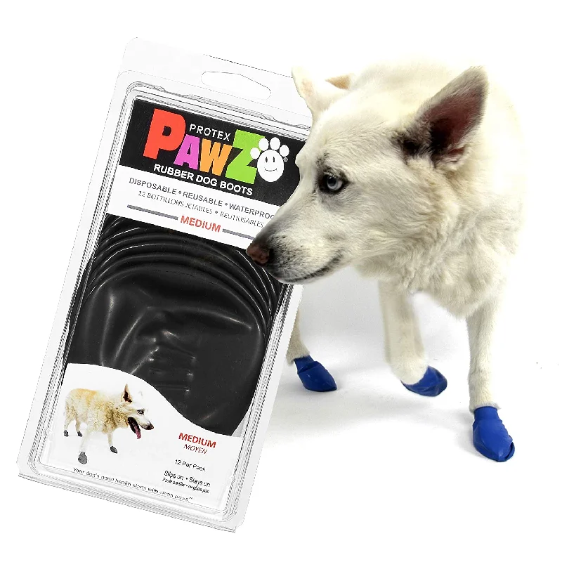 Pawz Natural Rubber Waterproof Dog Boots