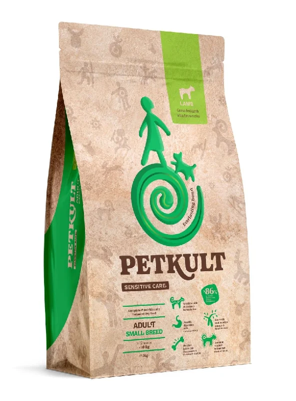 PETKULT Sensitive, Small, janjetina sa smeđom rižom, 3kg