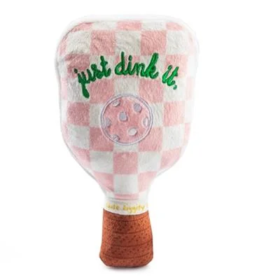 Pink Checker Pickleball Paddle Toy