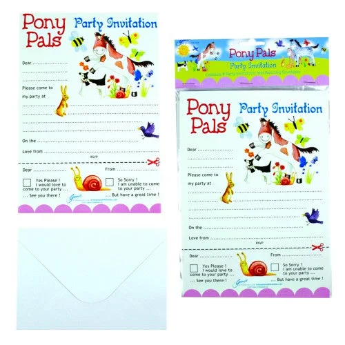 Pony Pals Party - Party Invitations