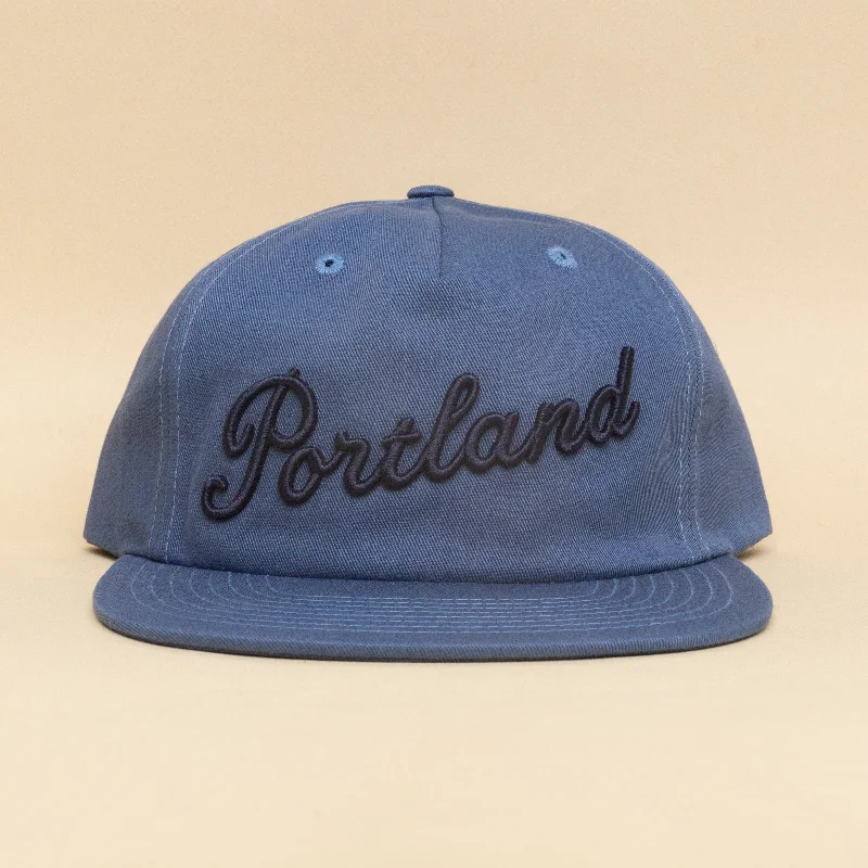 Portland Script Hat (Blue)