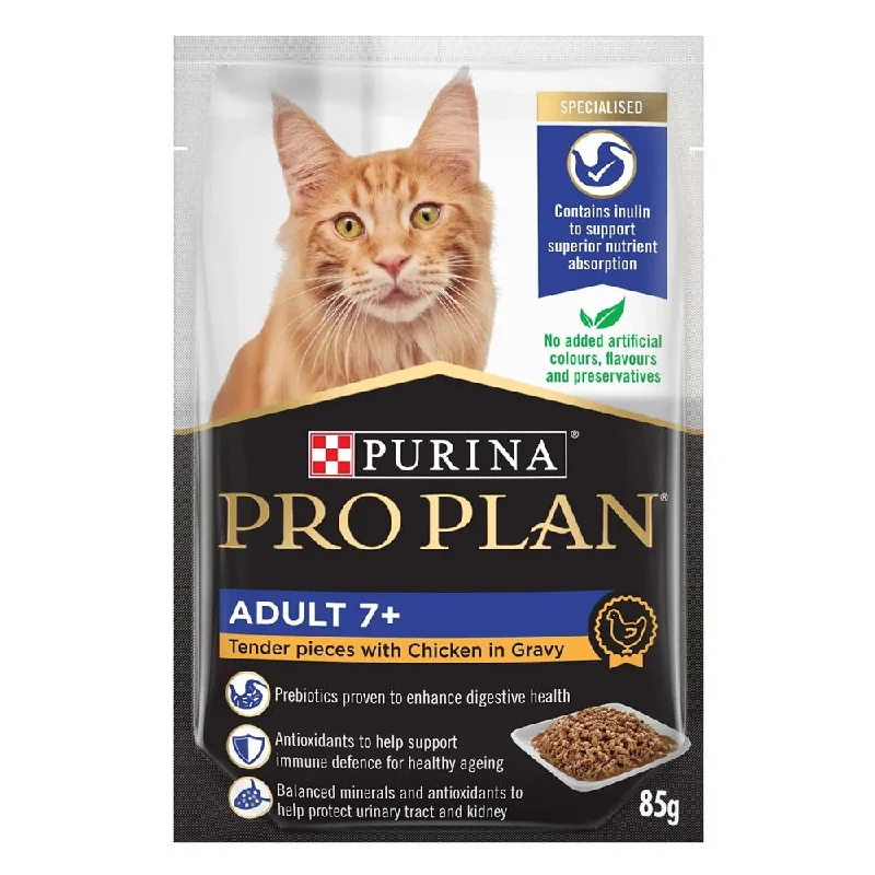 Purina Pro Plan Senior 7+ Chicken in Gravy Wet Cat Food